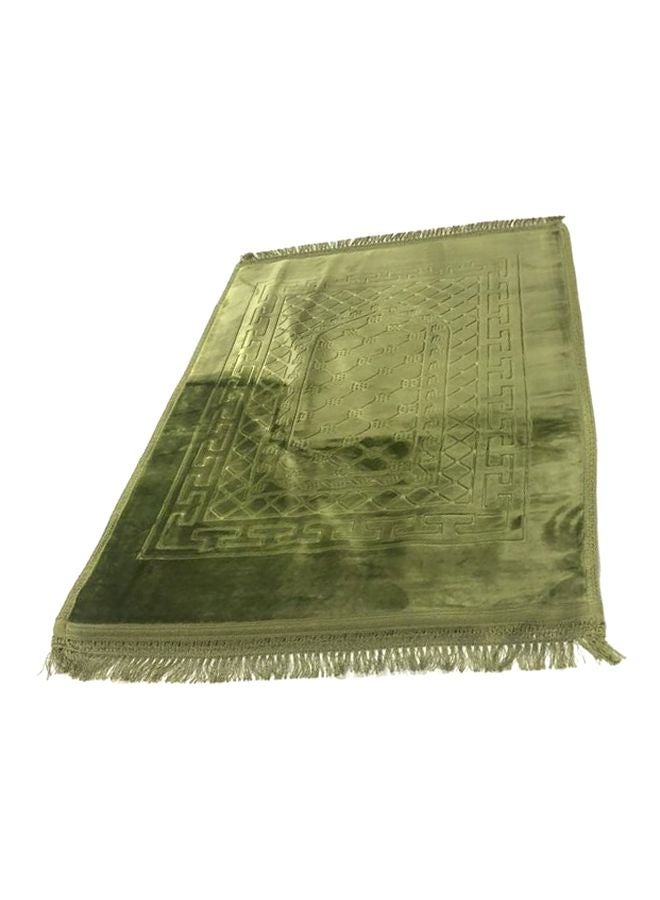 Velvet Prayer Mat Green 80x118cm