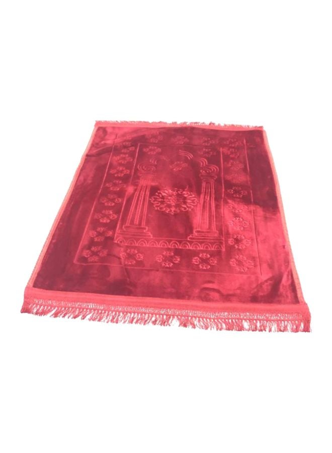 Velvet Prayer Mat Red 80x120cm