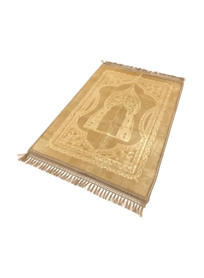 Velvet Prayer Mat Yellow 80x120cm