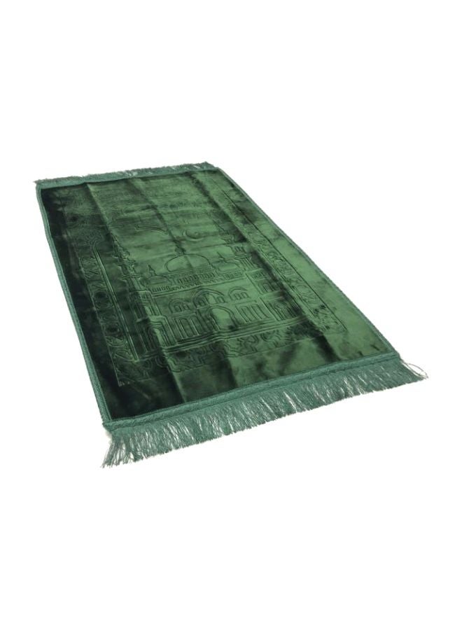 Velvet Prayer Mat Green 80x120cm