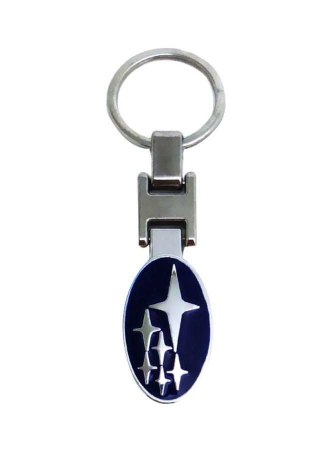 AMG - Subaru Logo Key Chain Blue/Silver - Image 1