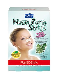 Tea Tree Nose Strips Blackhead Remover, Count 6 65grams