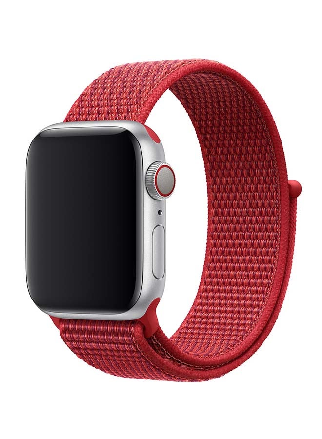 Generic - Replacement Sports Band For Apple Watch 40mm Red - Image 1
