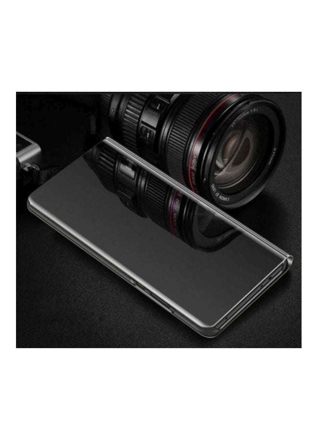 غطاء قلاب عاكس لهاتف سامسونج جالاكسي S10 أسود - Image 4