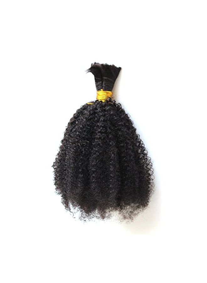 Curly Human Hair Extension Black 18inch - v1570796549/N30606956A_2