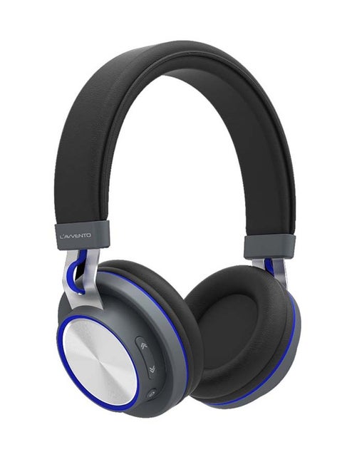 Multiple Touch Button Over-Ear Headphones Black/Blue