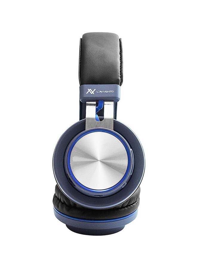 Multiple Touch Button Over-Ear Headphones Black/Blue