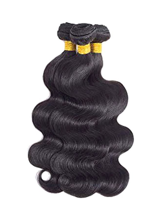 ROYAL IMPRESSION 3-Piece Brazilian Hair Extension Set Black  - Image 1