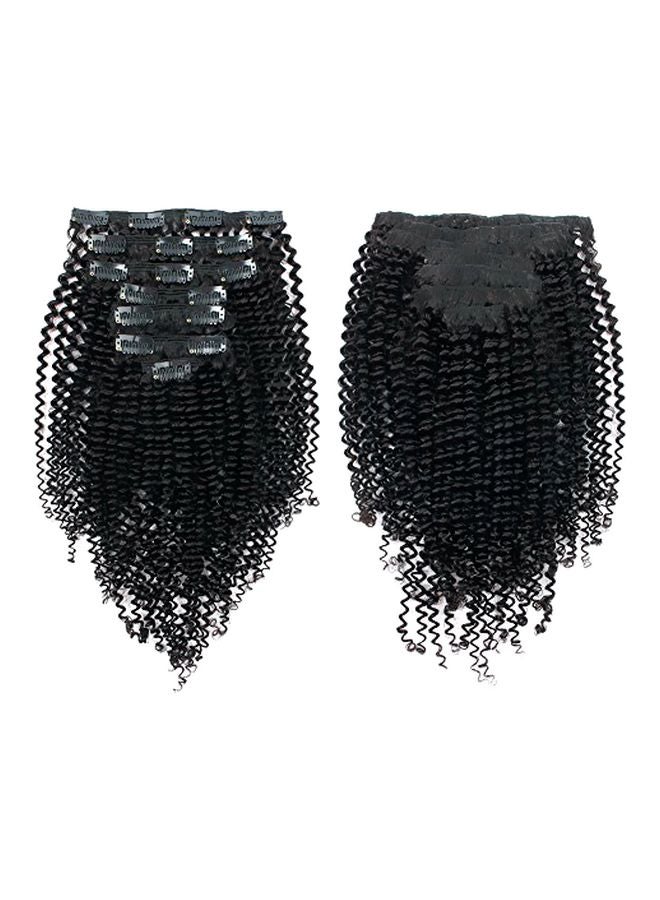 Sassina Pack Of 7 Curly Extension Hair Black 20inch - Image 2