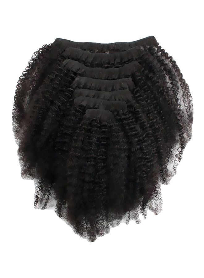 Sassina 7-Piece Curly Hair Extension Black 14inch - Image 1