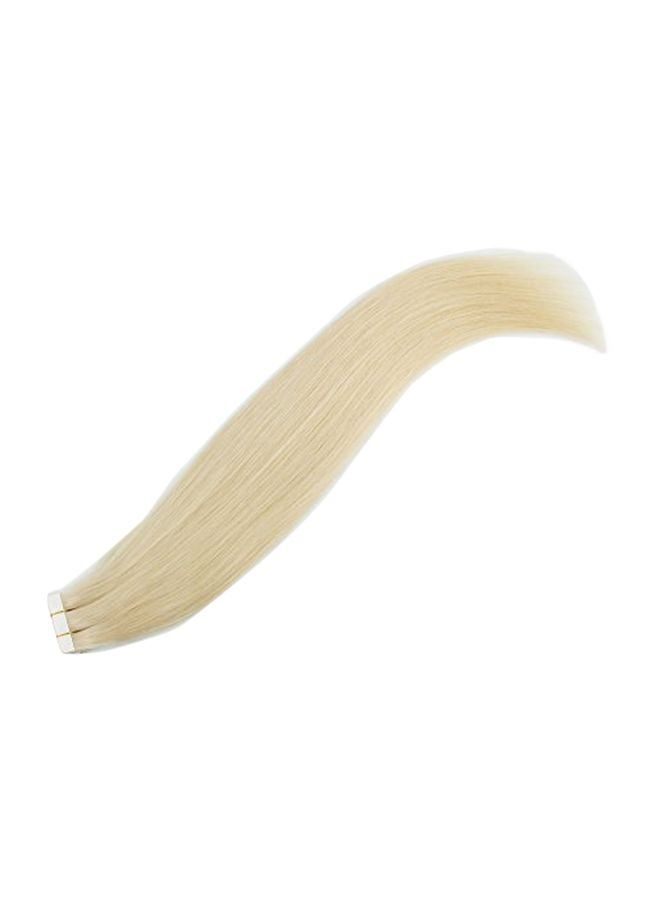 Sassina 20-Piece Straight Hair Tape In Hair Extensions Platinum Blonde 22inch - Image 1