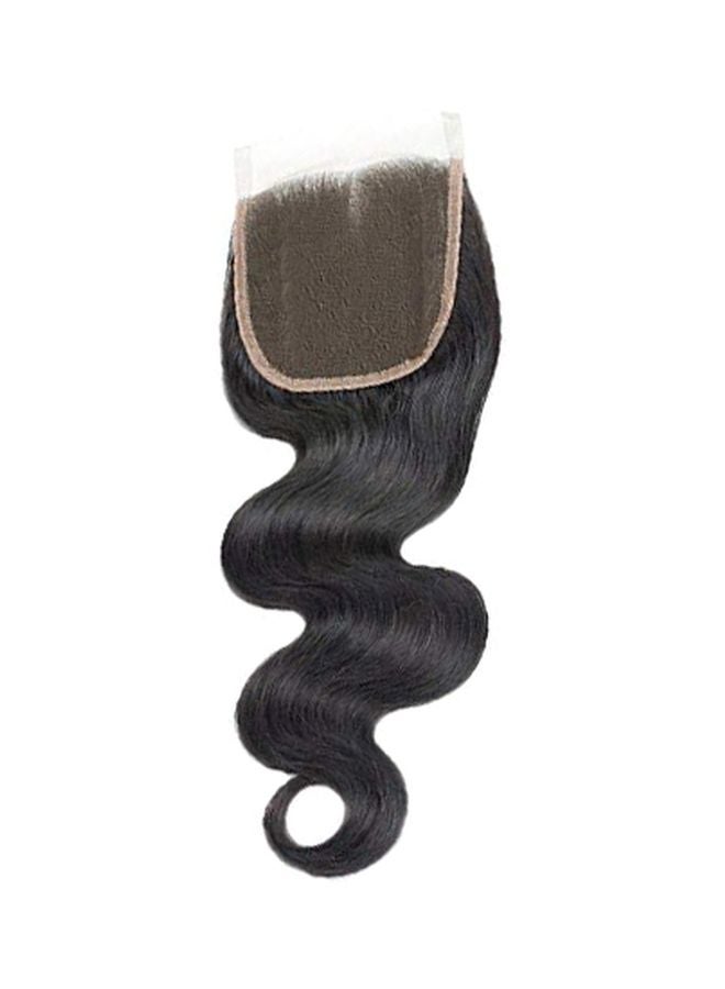 دمس شعر مستعار كيرلي سائب وغير معالج بدانتيل للتثبيت أسود 12بوصة - Image 1