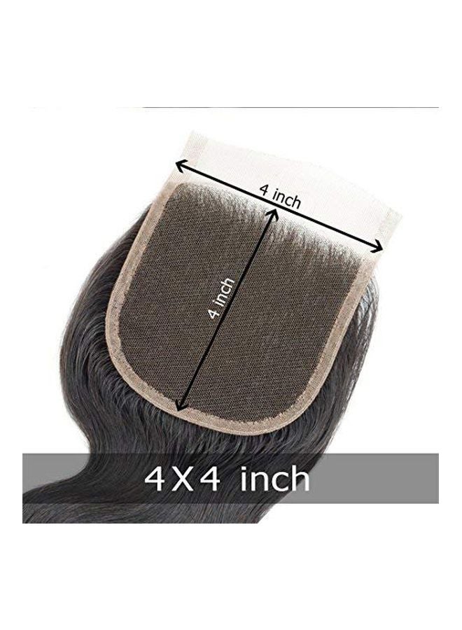 دمس شعر مستعار كيرلي سائب وغير معالج بدانتيل للتثبيت أسود 12بوصة - Image 2