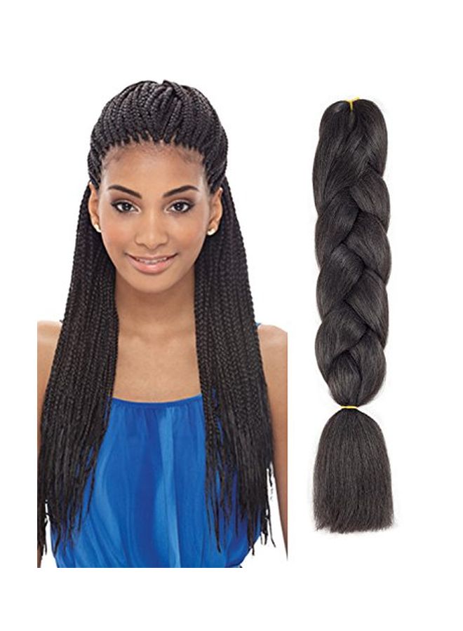 Pack Of 4 Hair Braiding Extensions Black 24inch - v1570797547/N30608119A_2