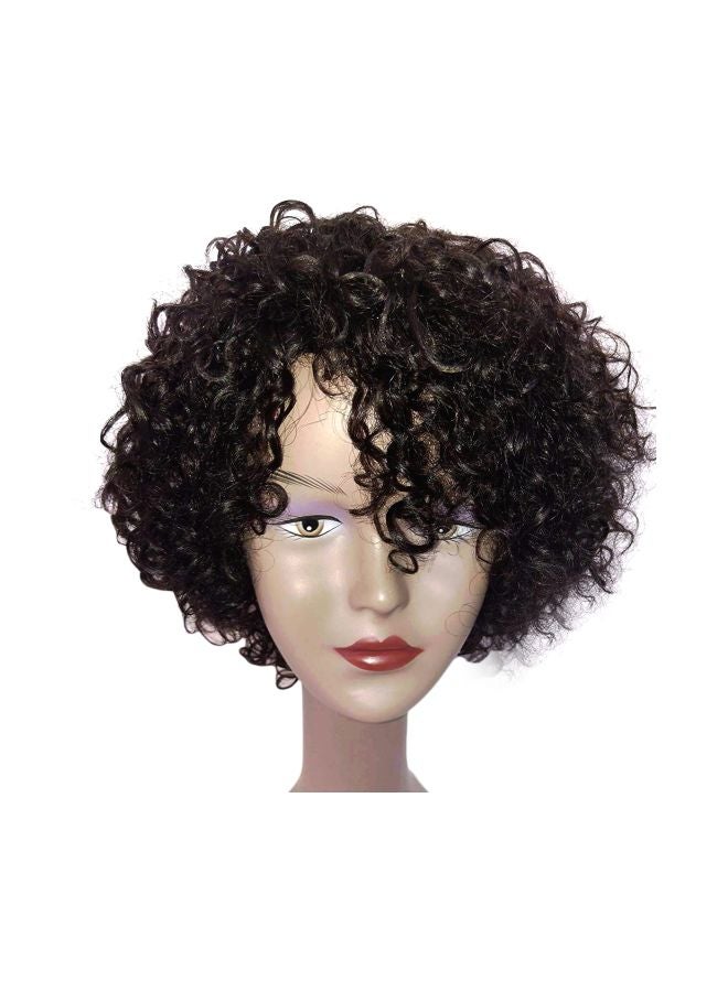 Short Curly Hair Wig Black 10inch - v1570797645/N30608396A_1