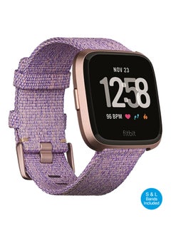 Fitbit Versa Special Edition Smartwatch With Music Storage Rose Gold/ Lavender  - Image 1