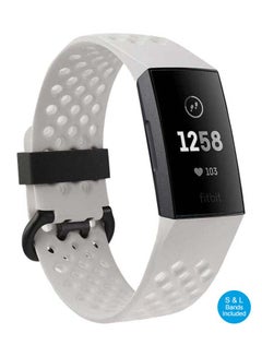 Fitbit Charge 3 NFC Special Edition Advanced Fitness Tracker Frost White/Graphite  - Image 1
