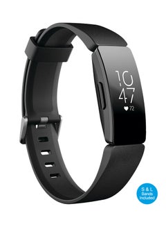 Fitbit Inspire HR Swimproof Fitness Tracker Black  - Image 1