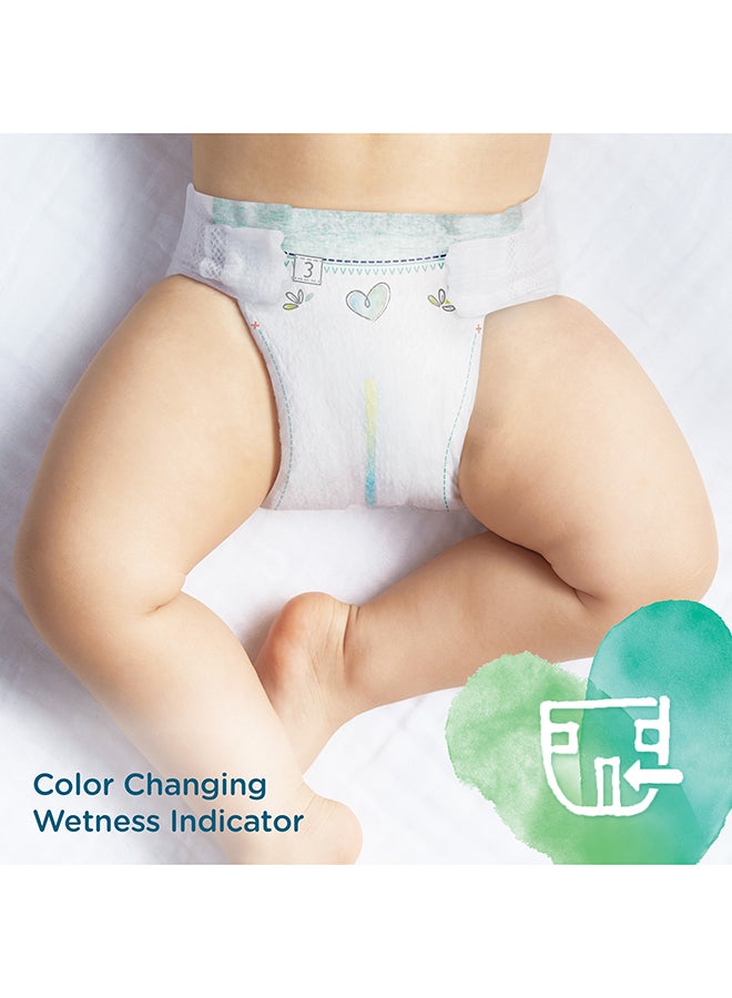 Pampers - Pure Protection Diapers, Size 3, 6 - 10 Kg, 31 Count - Dermatologically Tested - Image 1