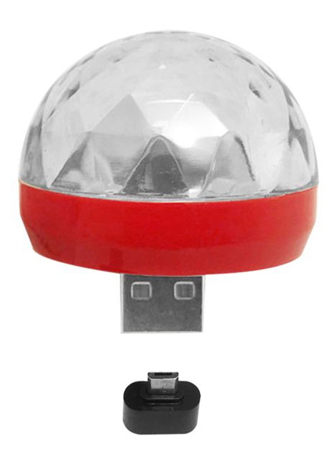 Micro USB Car Disco LED Light