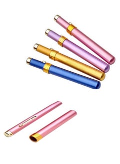 5-Piece Makeup Lip Gloss Applicator Brush Set With Cap Multicolour - v1570800069/N30591668A_1