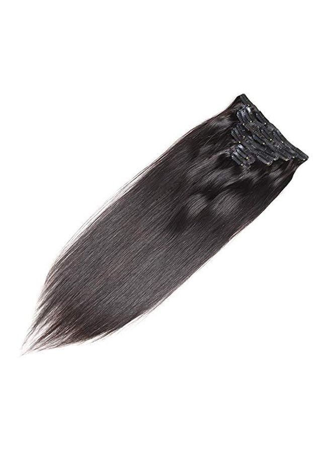 زوركا وصلات شعر مسترسلة بمشبك أسود 18بوصة - Image 2