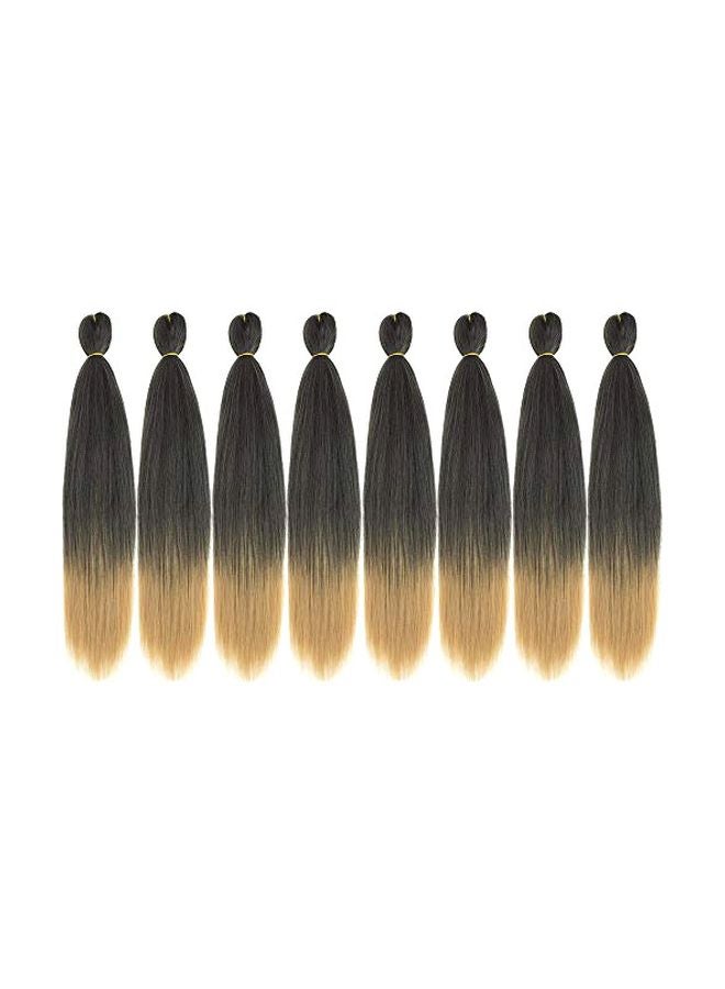 Befunny 8-Piece Straight Hair Extensions Brown - Image 1