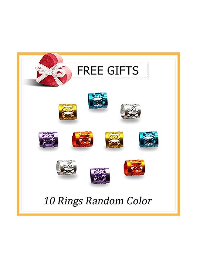 Befunny 8-Piece Straight Hair Extensions Brown - Image 2