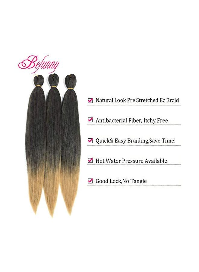 Befunny 8-Piece Straight Hair Extensions Brown - Image 3