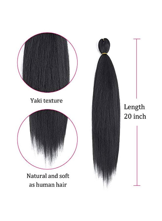 Befunny 8-Piece Straight Hair Extensions Black - Image 3