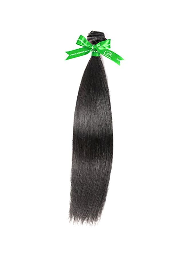 GoldRose - Brazilian Silky Straight Hair Extension Black 12inch - Image 1