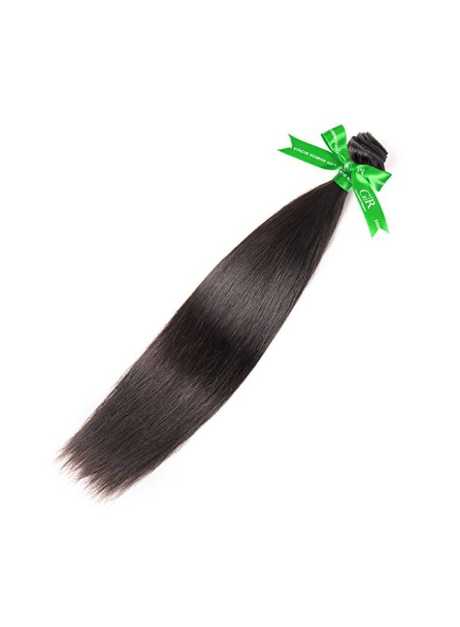 GoldRose - Brazilian Silky Straight Hair Extension Black 12inch - Image 1