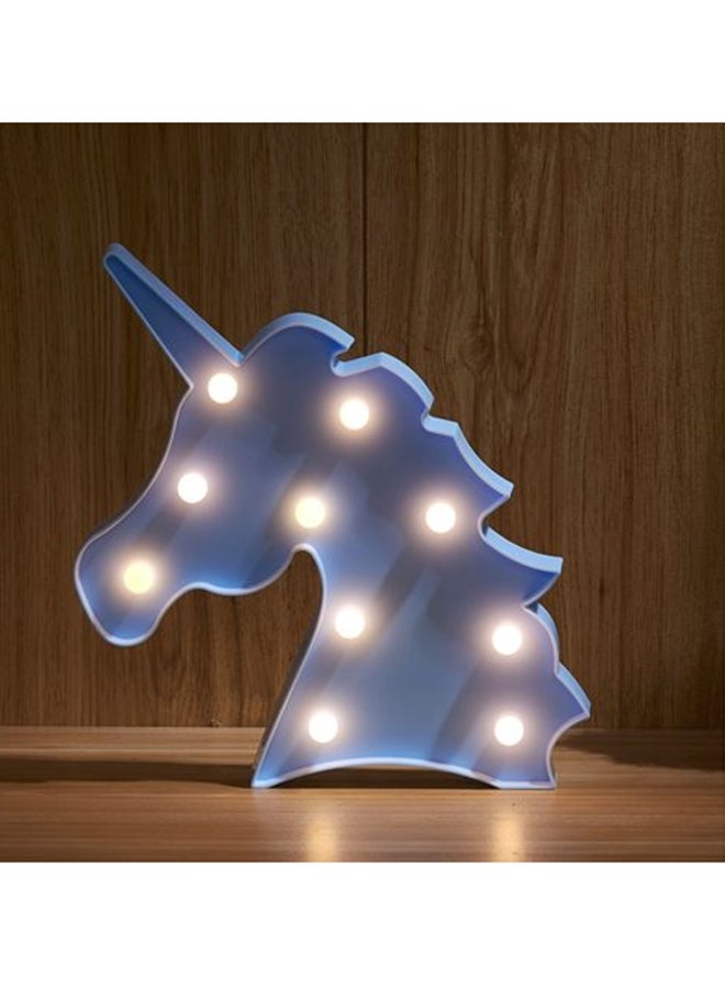 Generic - 3D LED Light Horse Pattern Wall Decor Blue 32x18x3centimeter - Image 1