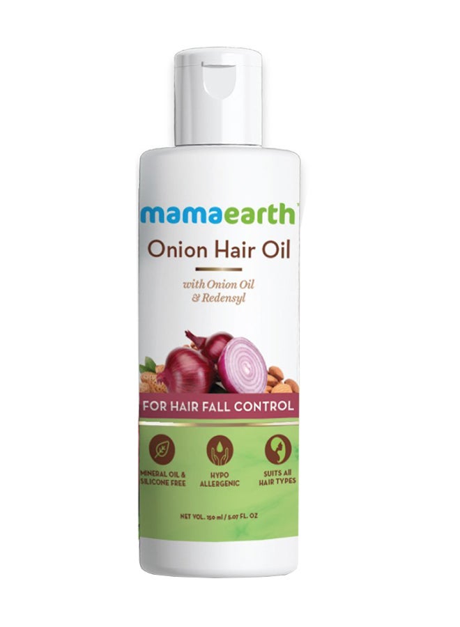 Mamaearth - Hairfall Control Onion Oil 150ml - Image 1