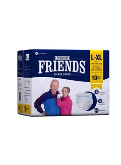 Premium Adult Diaper Pants, Large - Extra large, 10 Count