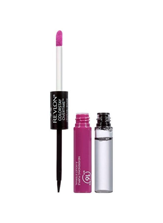 Revlon Colorstay Overtime Lip Color Never Ending Purple  - Image 2