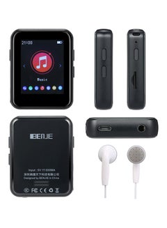 BENJIE X1 Bluetooth 5.0 Portable Touch Screen MP3 Player With Headphones V6555 Black  - Image 5