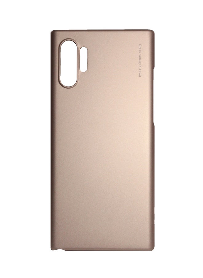 إكس ليفيل غطاء حماية لأجهزة سامسونج جالاكسي نوت 10 بلاس ذهبي