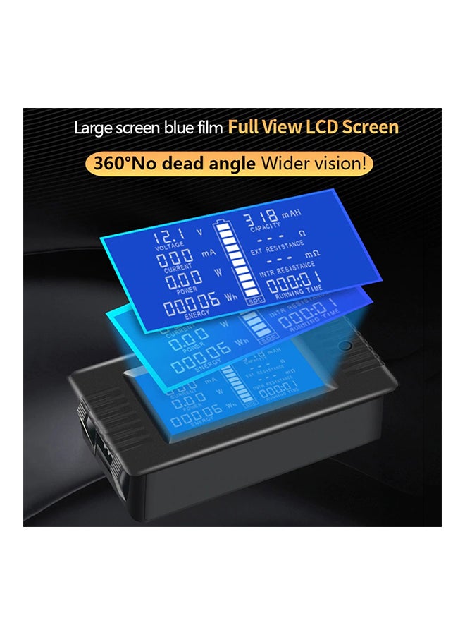 PZEM-015 Internal And External Resistance Residual Electricity Meter With 300A Shunt Black 89.6 x 49.6 x 24.25mm - Image 3