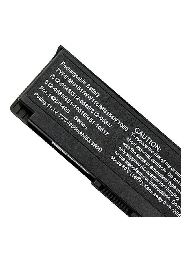 ديل بطارية لابتوب بديلة لأجهزة ديل إنسباريون 4800.0 mAh أسود - Image 3