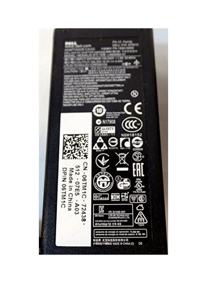 DELL AC Adapter Charger For Dell Inspiron 15R Black - Image 2