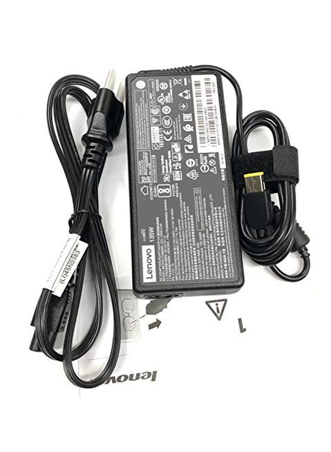 Lenovo - AC Charging Adapter With Cable For Lenovo ThinkPad T440p/T540p/W540/G500/G510 Black - Image 1