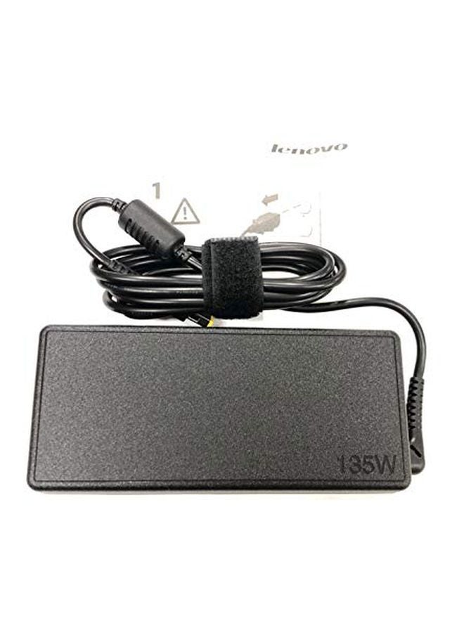 Lenovo - AC Charging Adapter With Cable For Lenovo ThinkPad T440p/T540p/W540/G500/G510 Black - Image 1