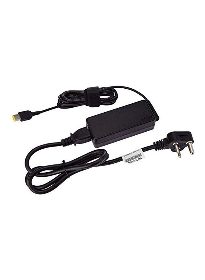 Lenovo AC Charging Adapter With Cable For Lenovo T550/T450/T450S/T540P/T440P/T440/T440S/T431S Black - Image 1