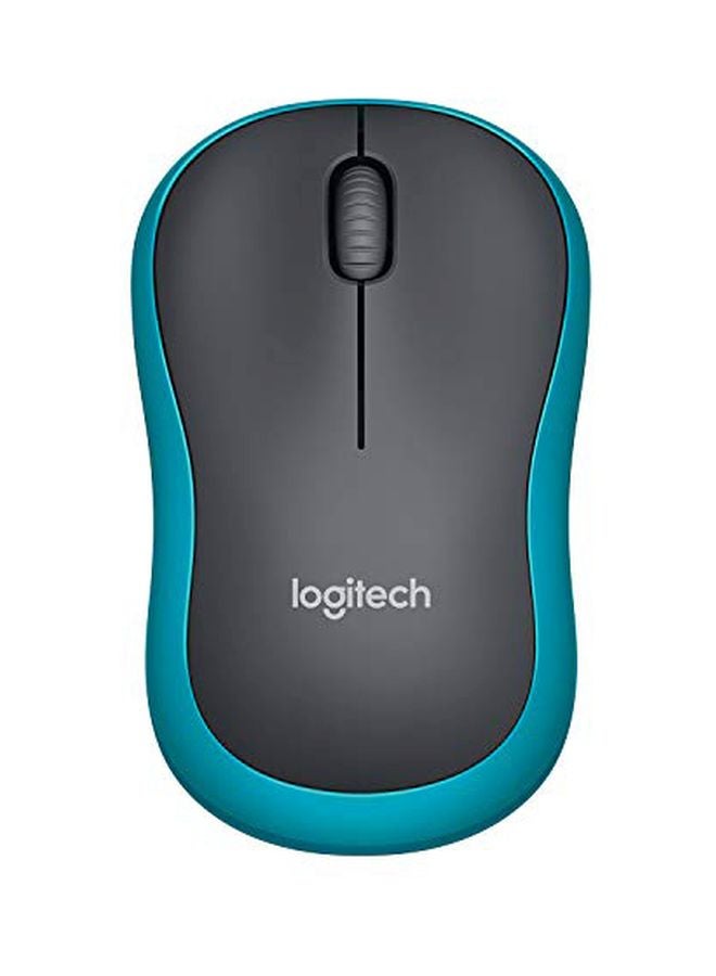 Logitech M185 Plug-N-Play Wireless Mouse Blue/Black 