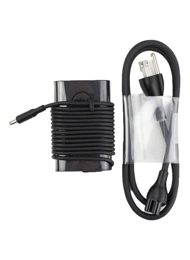 DELL AC Adapter With Power Cable Black - Image 1