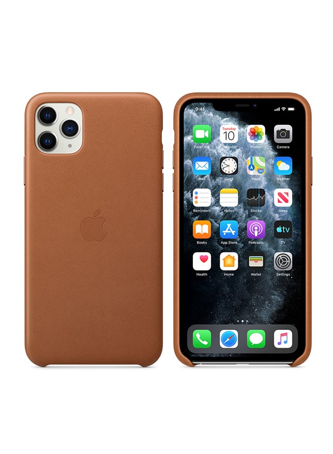 Apple Protective Case Cover For Apple iPhone 11 Pro Max Saddle Brown - Image 2