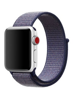 Pearl in Oyster Replacement Strap For Apple Watch 42/44mm Blue 