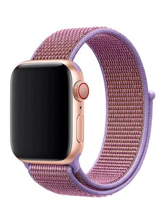 Pearl in Oyster Nylon Replacement Band For Apple Watch Series 3/4/5 Lilac 
