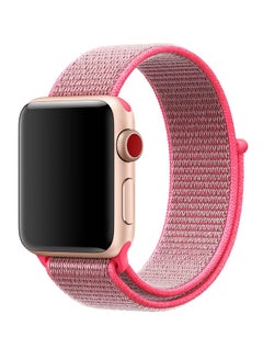 Pearl in Oyster Replacement Wrist Band For Apple Watch 42/44 mm Hot Pink 